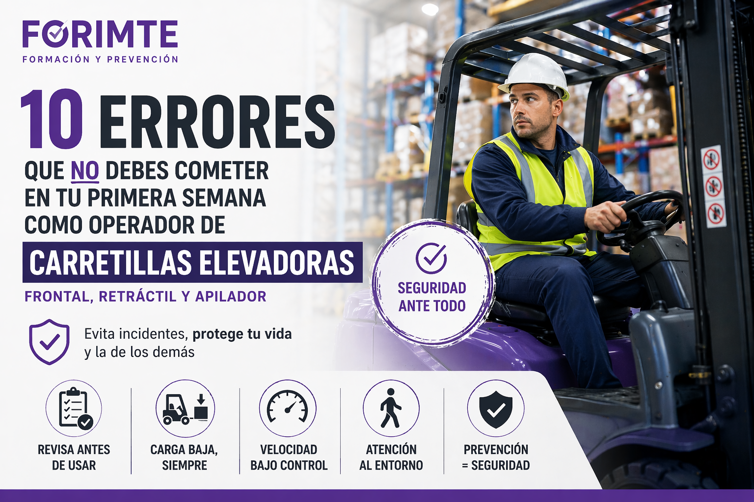 Errores Manipulación Carretillas Elevadoras