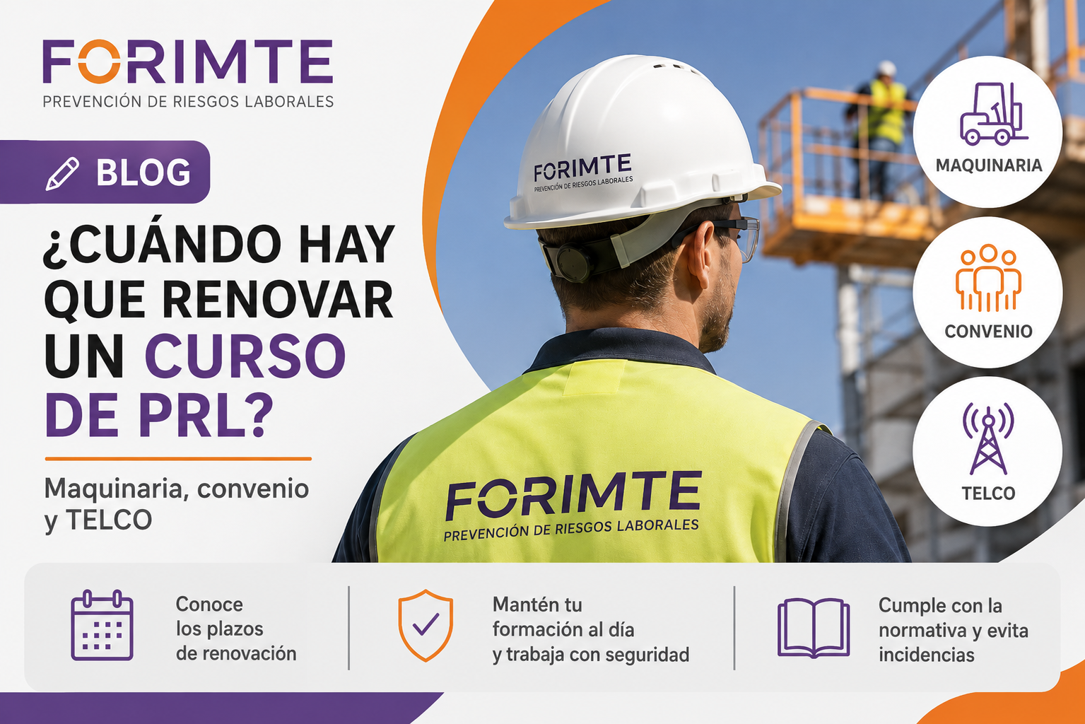 Plazos de renovación cursos PRL