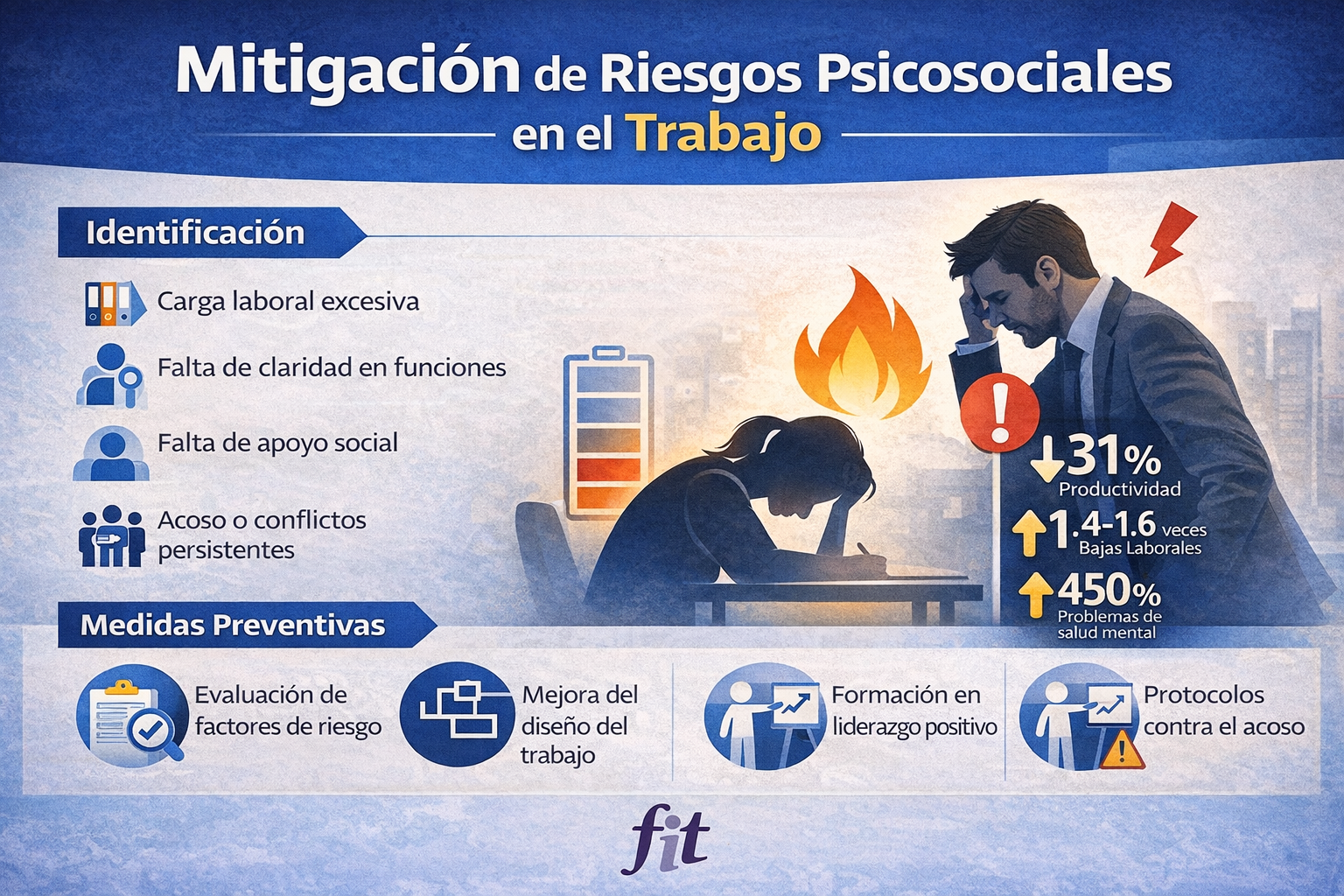 Identificación y Medidas Preventivas Riesgos Psicosociales en el Trabajo
